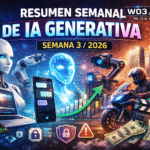 Resumen semanal de IA generativa – Semana 3 de 2026