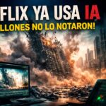 Escena de edificio colapsando generada con inteligencia artificial en serie de Netflix El Eternauta